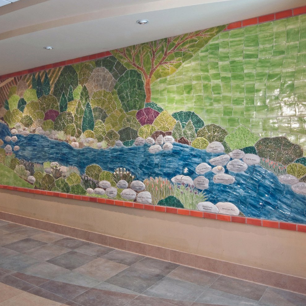 River mural | Doylestown Health